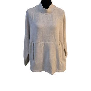 Varley L Baysweat Lightweight Doubleface Soft Athleisure Kangaroo Pocket